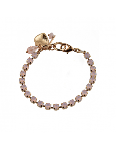 Petite Everyday Bracelet in "Pink Opal"  *Custom* en linge