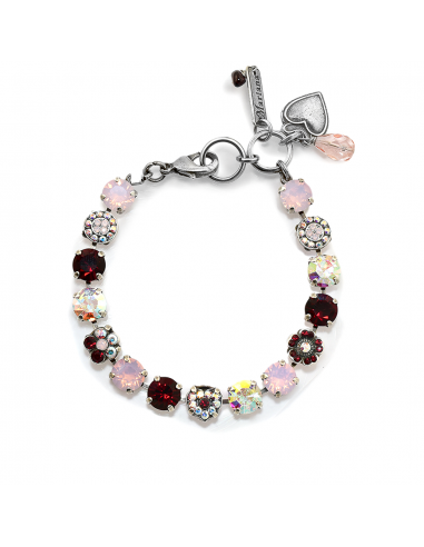 Medium Rosette and Heart Bracelet in "True Romance" *Preorder* Jusqu'à 80% De Réduction