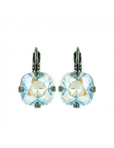 Cushion Cut Leverback Earrings in "Crystal Moonlight" *Custom* ouvre sa boutique