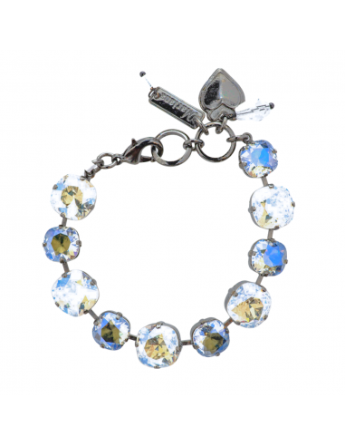 Small and Large Cushion Cut Bracelet in "Crystal Moonlight" *Custom* Venez acheter