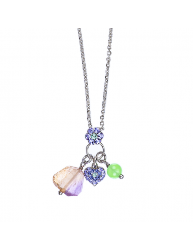 Petite Flower Heart Charm Pendant in "Matcha" *Preorder* votre restaurant rapide dans 