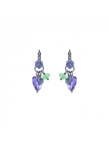 Petite Flower Dangle Leverback Earrings in "Matcha" *Preorder* Economisez 