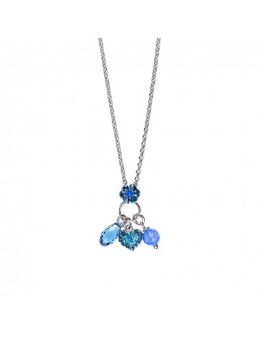 Petite Flower Heart Charm Pendant in "Sleepytime" *Preorder* de l' environnement