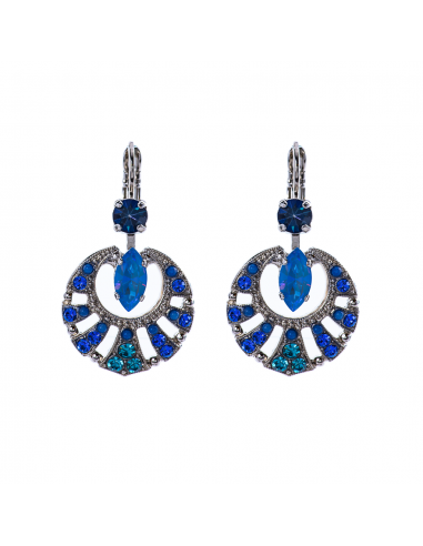 Round Shell Marquise Leverback Earrings in "Sleepytime" *Preorder* Toutes les collections ici