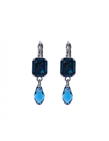 Petite Emerald Cut and Dangle Leverback Earring in "Sleepytime" *Preorder* pas cheres