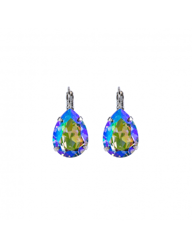 Large Pear Leverback Earrings in "Paradise Shine " *Custom* soldes