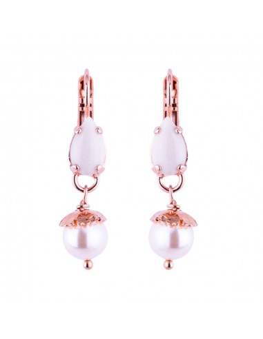 Small Pear Leverback Earrings with Drop in "Sahara"  *Custom* Le MVP de beaucoup