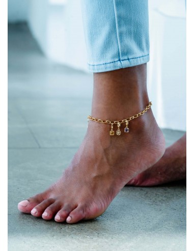 Oval Link Charm Anklet offre 