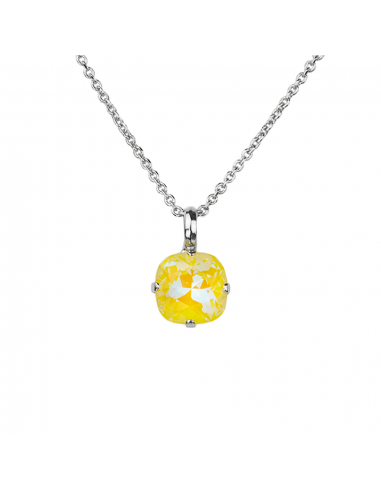 Cushion Cut Pendant in Sun-Kissed "Sunshine" *Custom* en stock