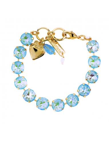 Large Round Bracelet in Sun-Kissed "Aqua" *Custom* de France