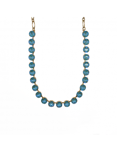 Large Everyday Necklace in Sun-Kissed "Aqua" *Custom* de pas cher