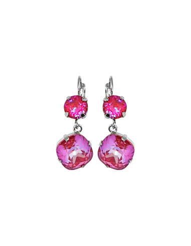 Round and Cushion Cut Leverback Earrings in Sun-Kissed "Blush" *Custom* sélection de produits