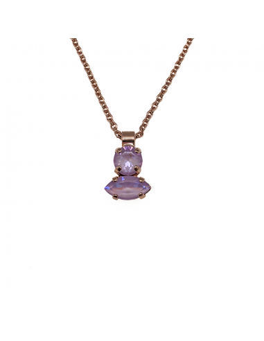 Double Stone Pendant in Sun-Kissed "Lavender" *Custom* les muscles