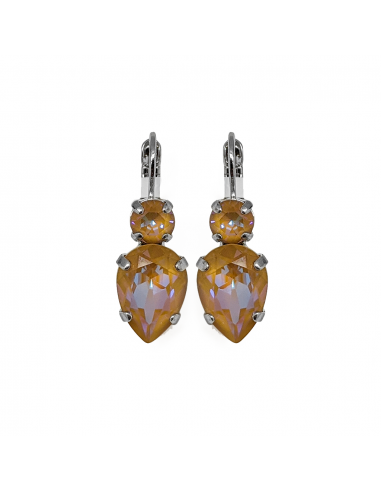 Round and Pear Leverback Earrings in Sun-Kissed "Horizon" *Preorder* les ligaments